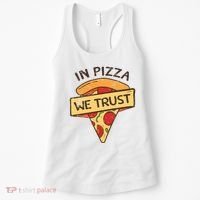 In Pizza We Trust Pizza Lover Women's Tank Top thumb 0