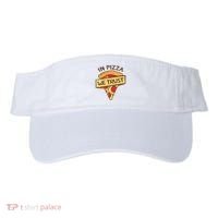 In Pizza We Trust Pizza Lover Visor thumb 0