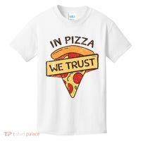 In Pizza We Trust Pizza Lover Kids T-Shirt thumb 0