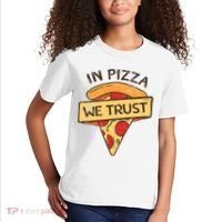 In Pizza We Trust Pizza Lover Kids T-Shirt thumb 2