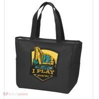 I Play With Big Tools Excavator Tote Bag thumb 3