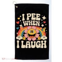 I Pee When I Laugh Naughty Golf Towel thumb 0