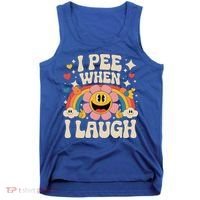 I Pee When I Laugh Naughty Tank Top thumb 0