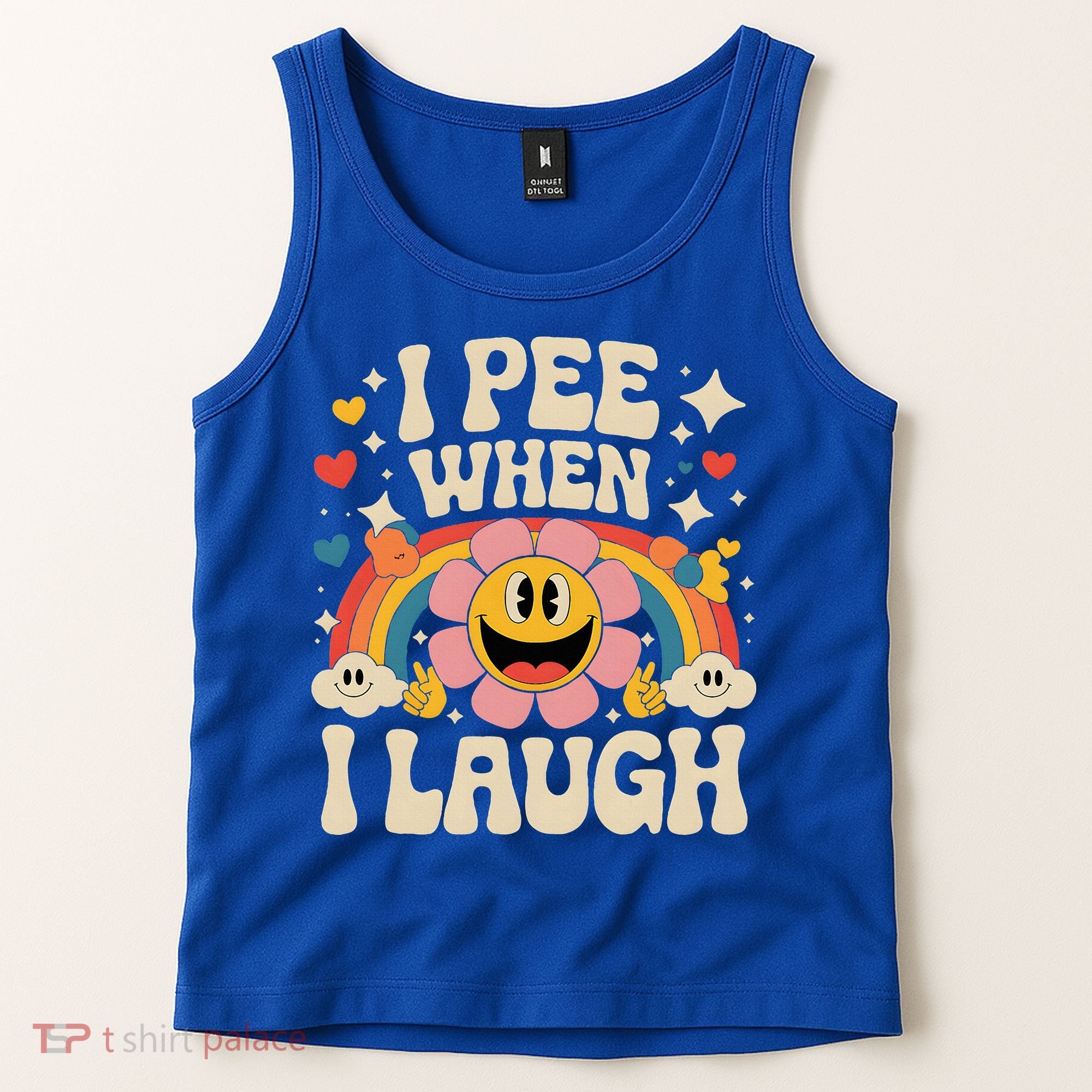 I Pee When I Laugh Naughty Tank Top