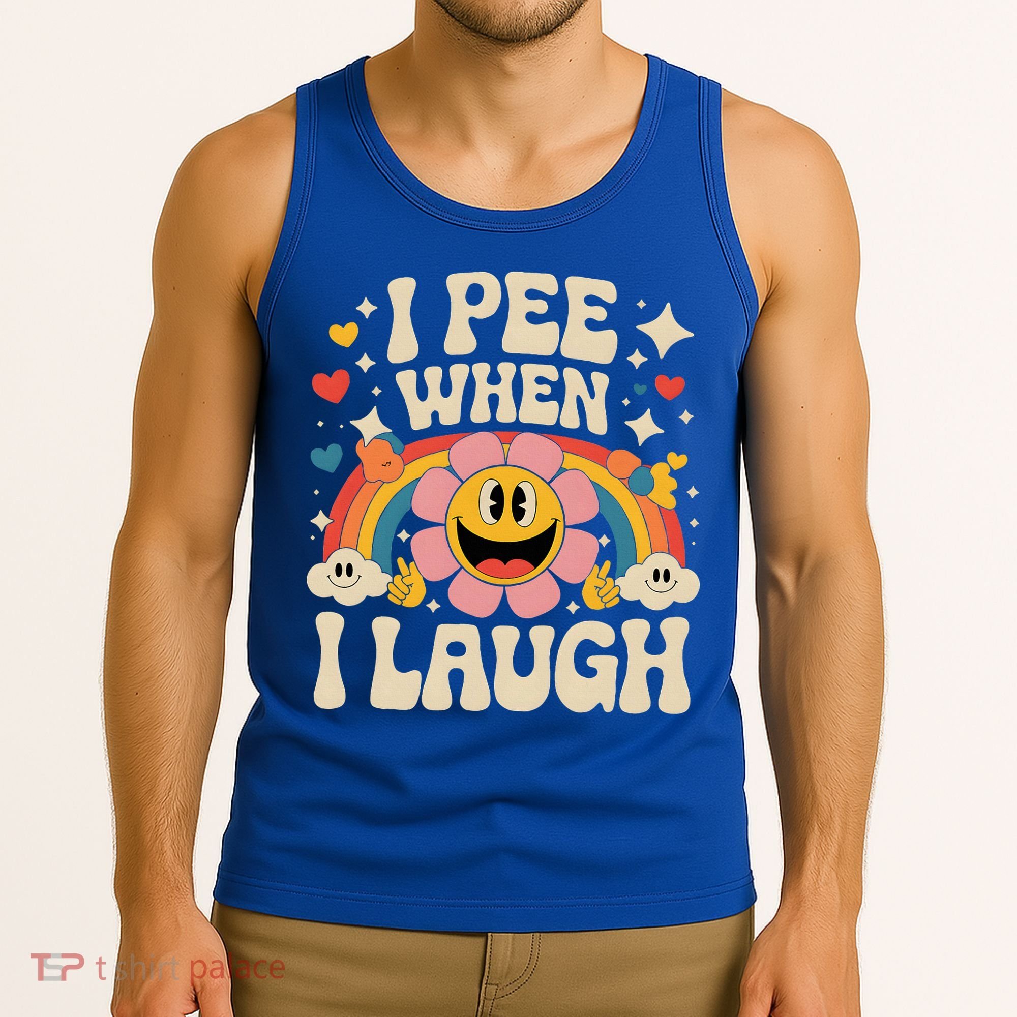 I Pee When I Laugh Naughty Tank Top