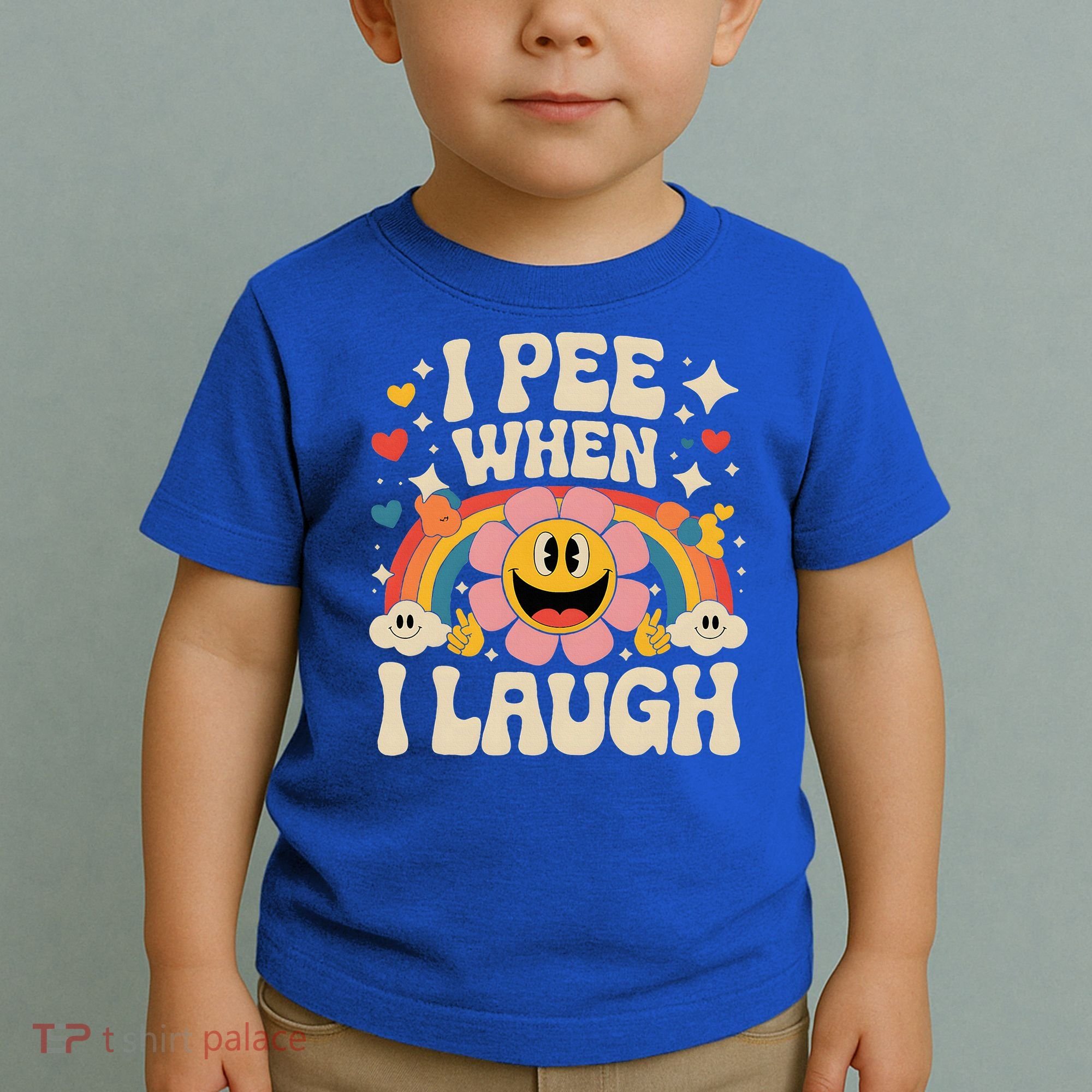 I Pee When I Laugh Naughty Toddler T-Shirt