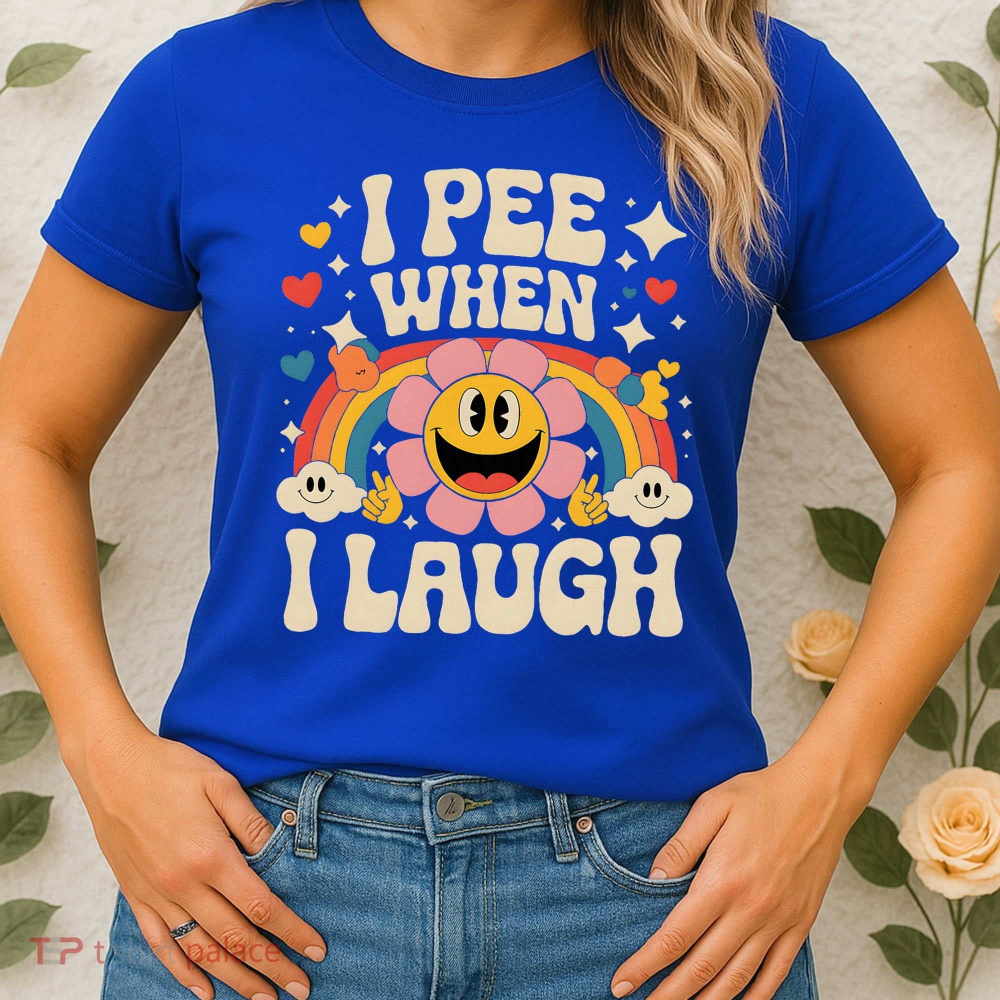 I Pee When I Laugh Naughty Women's T-Shirt