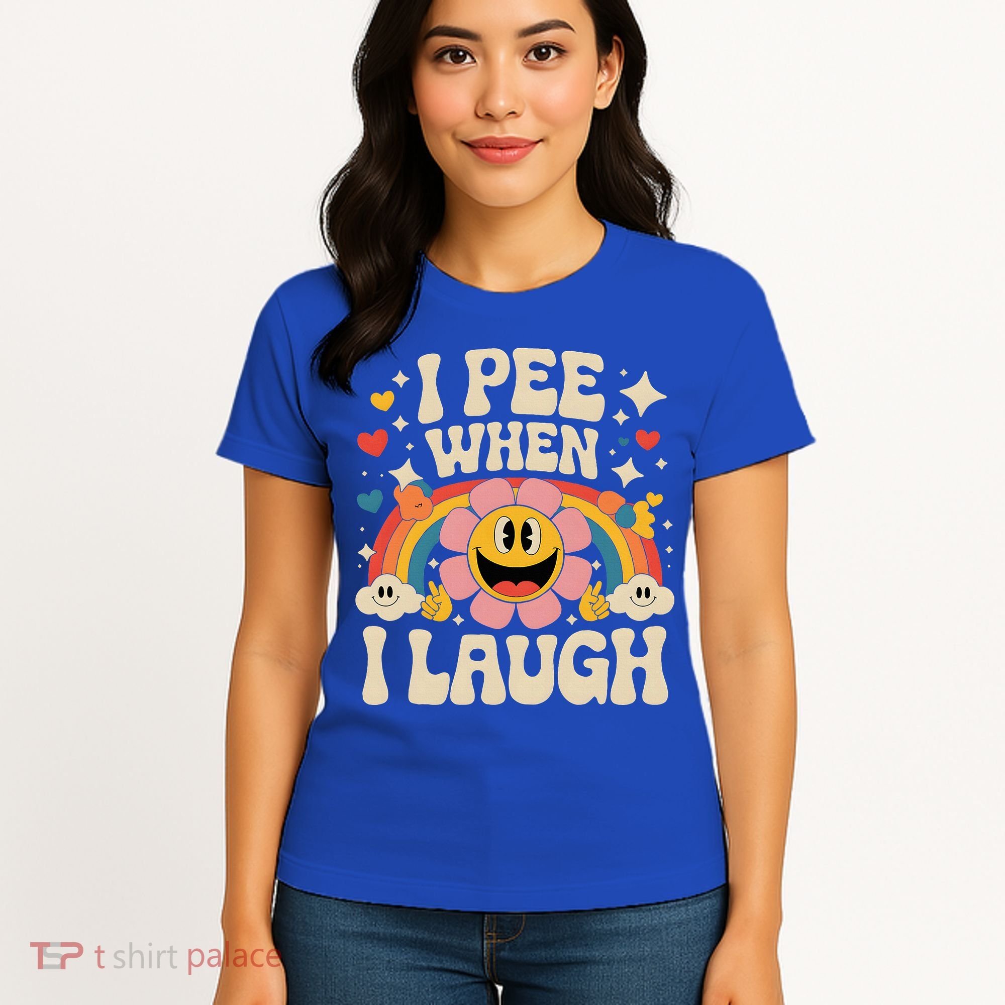 I Pee When I Laugh Naughty Women's T-Shirt