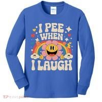 I Pee When I Laugh Naughty Kids Long Sleeve Shirt thumb 0