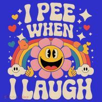 I Pee When I Laugh Naughty Kids Long Sleeve Shirt thumb 2