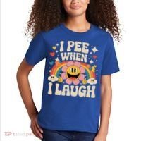 I Pee When I Laugh Naughty Kids T-Shirt thumb 2