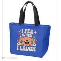 I Pee When I Laugh Naughty Tote Bag thumb 3