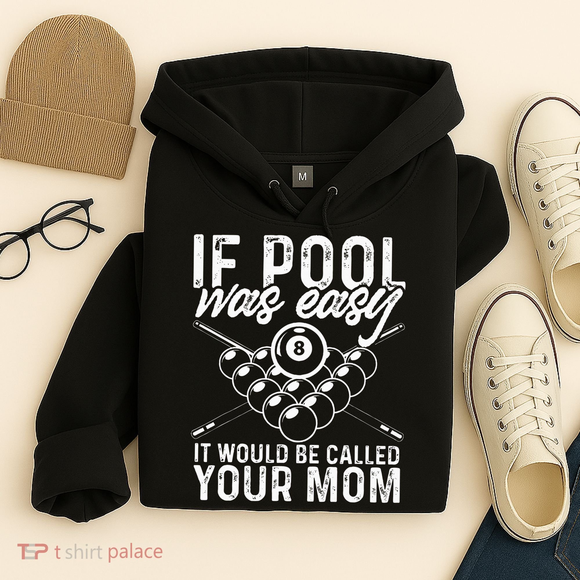 If Pool Was Easy Funny Sport Pool Billiard  Hoodie