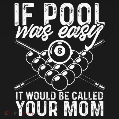 If Pool Was Easy Funny Sport Pool Billiard  Women's Hoodie