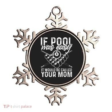 If Pool Was Easy Funny Sport Pool Billiard  Ornament