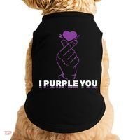 I Purple You Kdrama Korean Hand Symbol Kpop Doggie Tank thumb 0