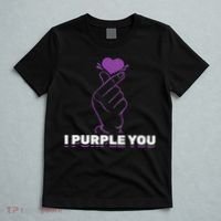 I Purple You Kdrama Korean Hand Symbol Kpop T-Shirt thumb 5