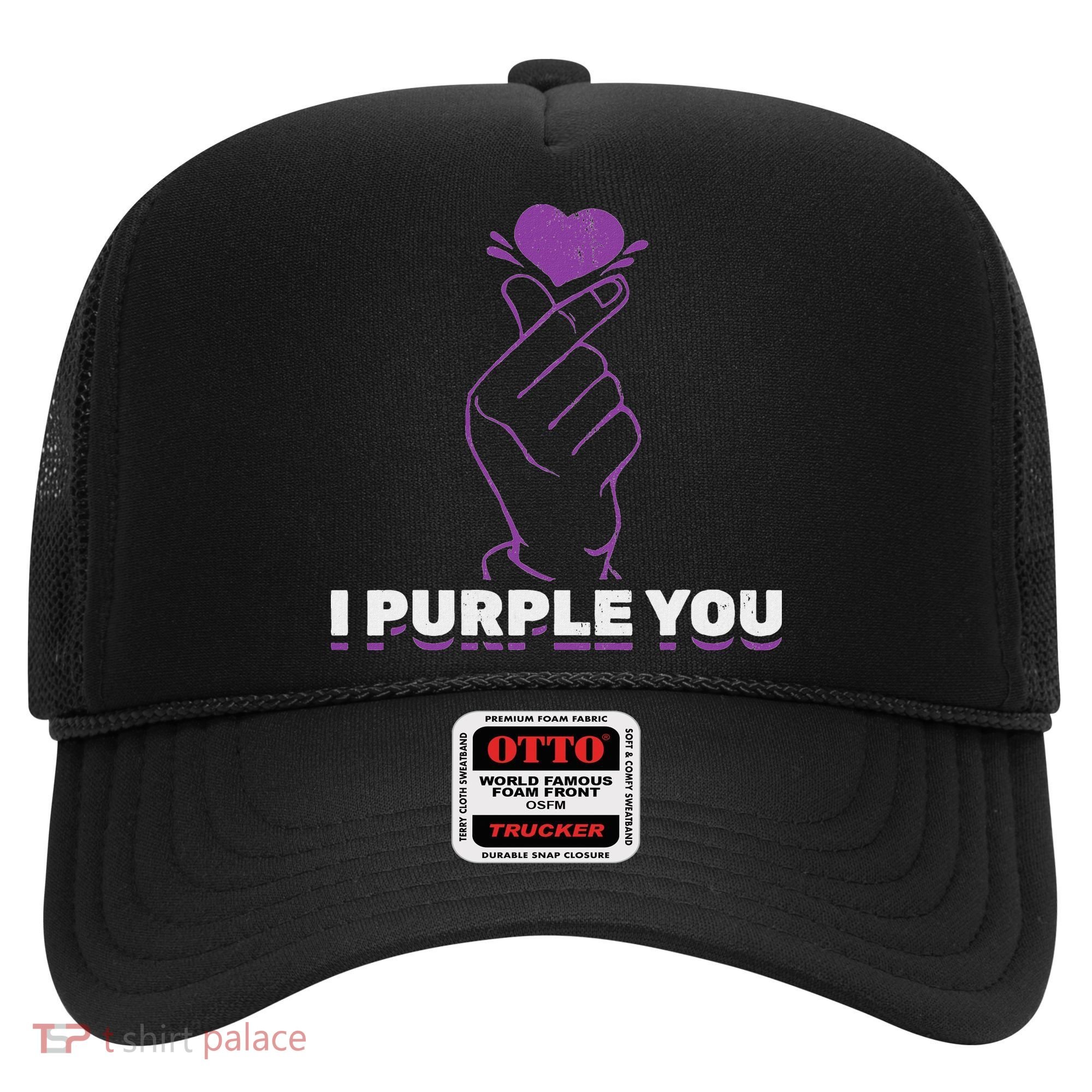I Purple You Kdrama Korean Hand Symbol Kpop Hat