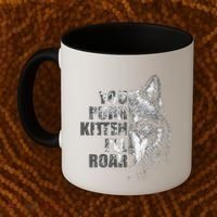 ILl Protect You Kitten No Matter What Funny Alpha Wolf Meme Coffee Mug thumb 2