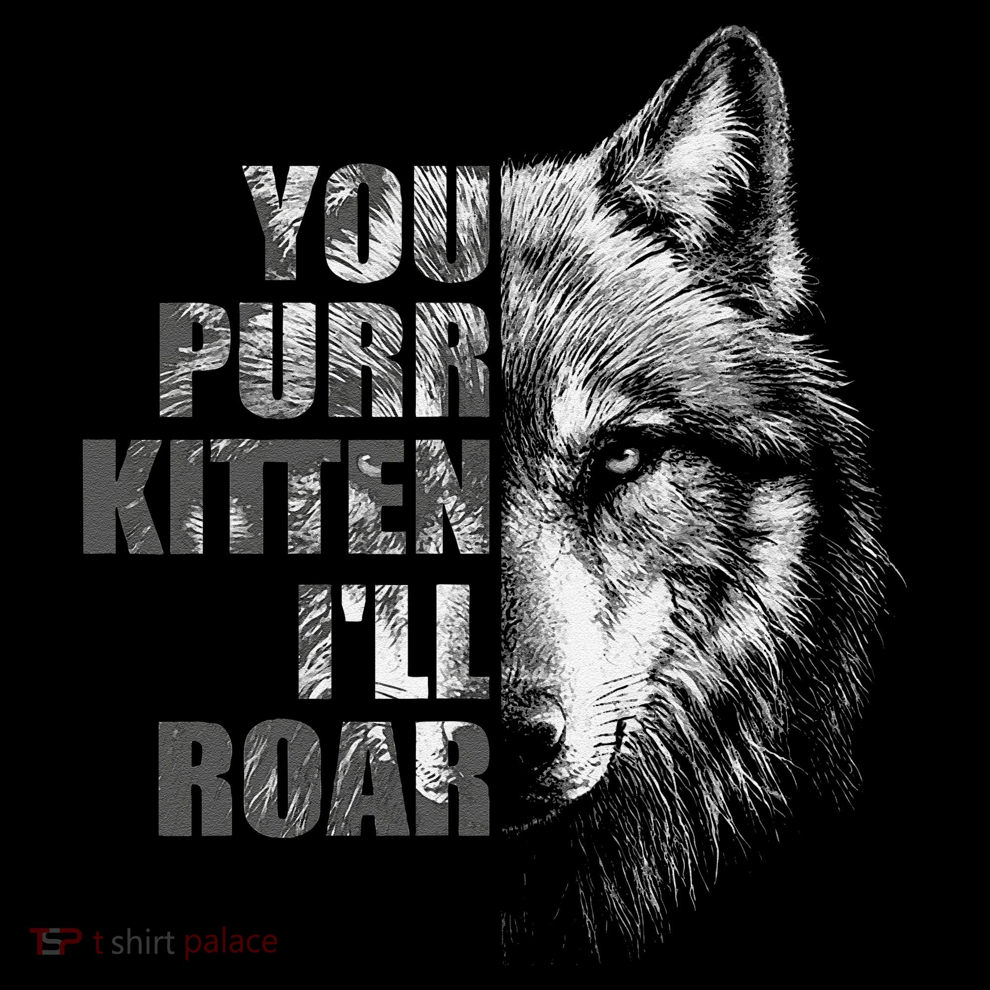 ILl Protect You Kitten No Matter What Funny Alpha Wolf Meme Women's Hoodie