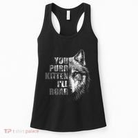 ILl Protect You Kitten No Matter What Funny Alpha Wolf Meme Women's Tank Top thumb 0
