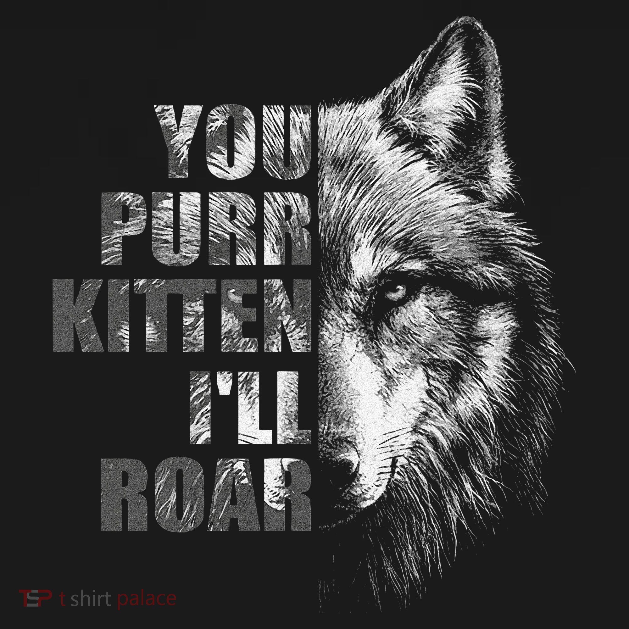 ILl Protect You Kitten No Matter What Funny Alpha Wolf Meme Women's Tank Top
