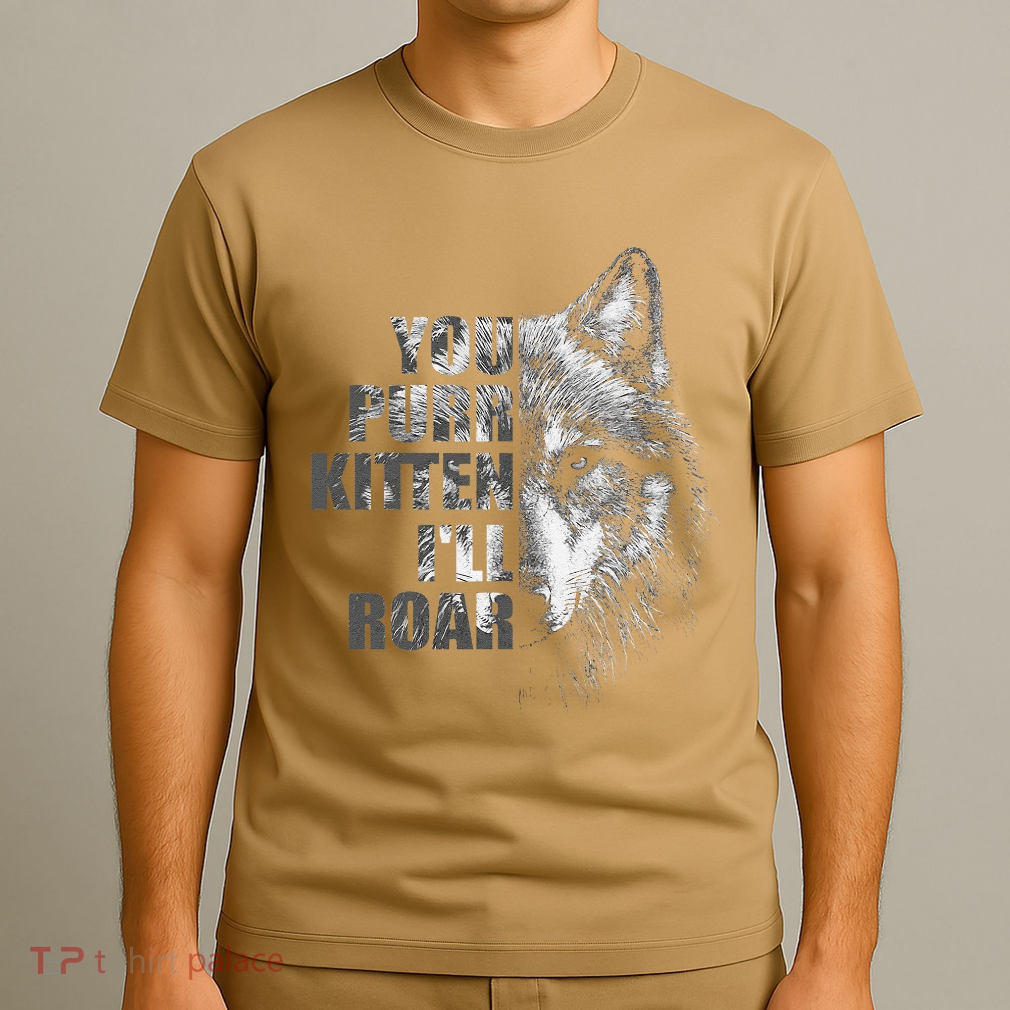 ILl Protect You Kitten No Matter What Funny Alpha Wolf Meme T-Shirt