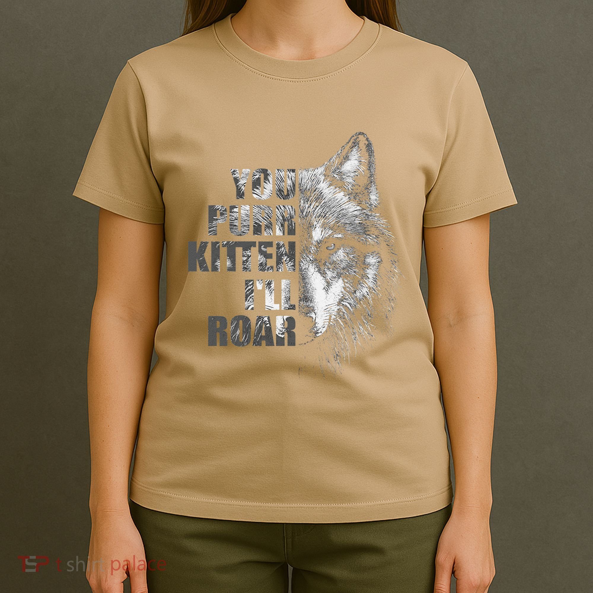 ILl Protect You Kitten No Matter What Funny Alpha Wolf Meme T-Shirt