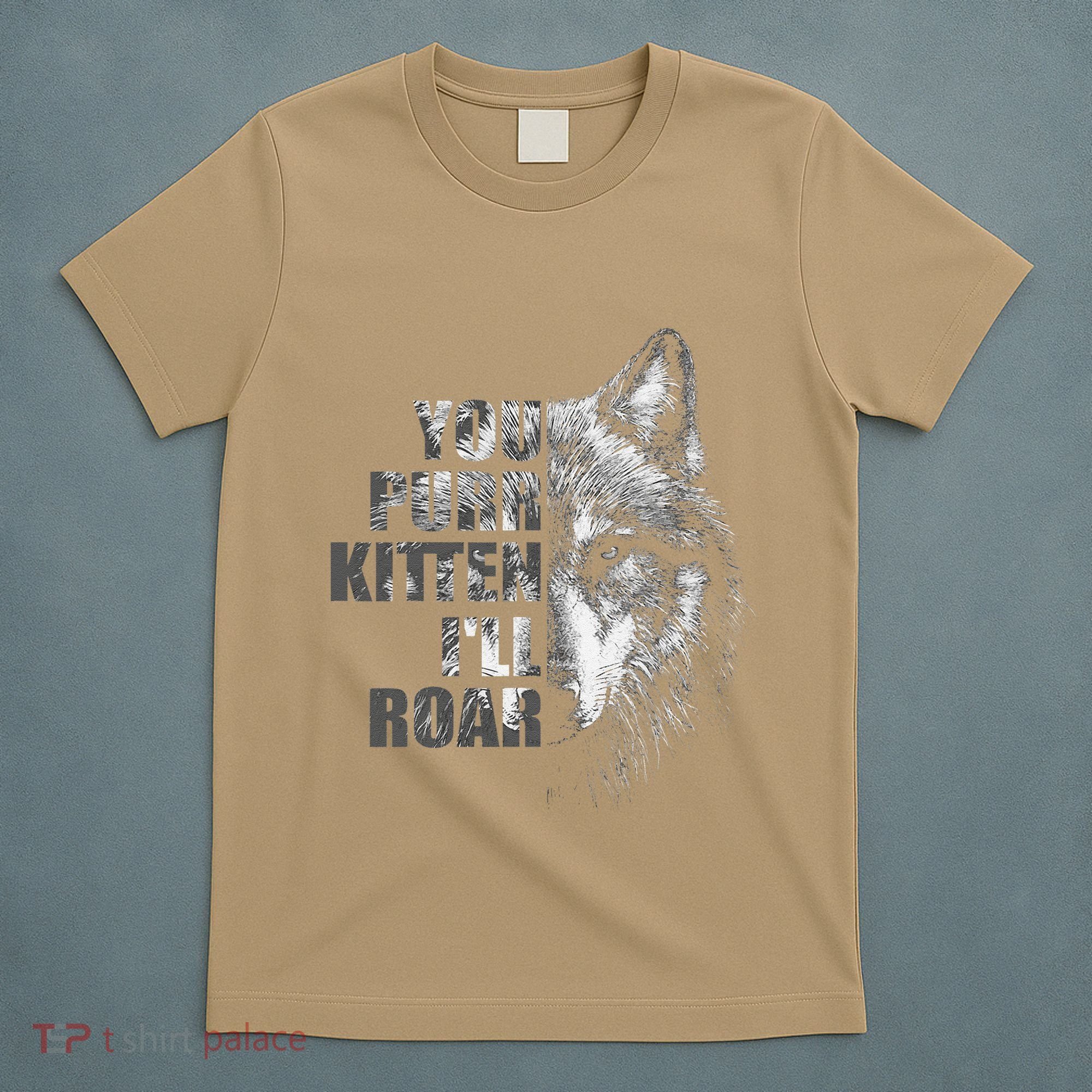 ILl Protect You Kitten No Matter What Funny Alpha Wolf Meme T-Shirt