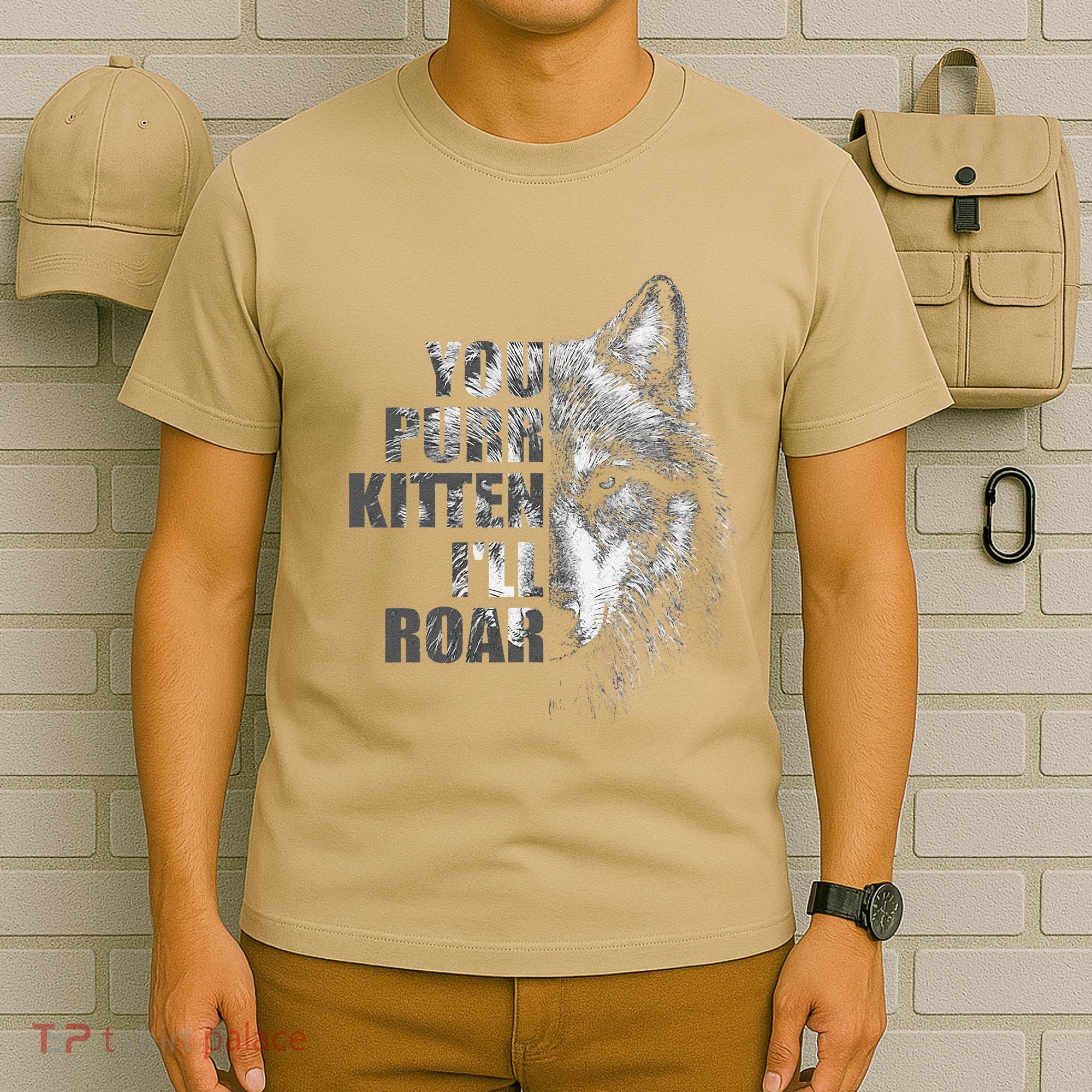 ILl Protect You Kitten No Matter What Funny Alpha Wolf Meme T-Shirt