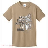 ILl Protect You Kitten No Matter What Funny Alpha Wolf Meme Kids T-Shirt thumb 0