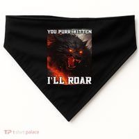 ILl Protect You Kitten No Matter What Funny Alpha Wolf Meme USA-Made Doggie Bandana thumb 0