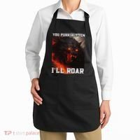 ILl Protect You Kitten No Matter What Funny Alpha Wolf Meme Apron thumb 2