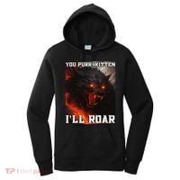ILl Protect You Kitten No Matter What Funny Alpha Wolf Meme Women's Hoodie thumb 0