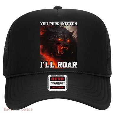 ILl Protect You Kitten No Matter What Funny Alpha Wolf Meme Hat