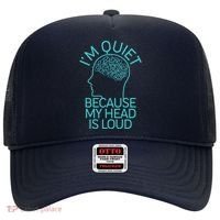 I'm Quiet Because My Head Is Loud Hat thumb 0