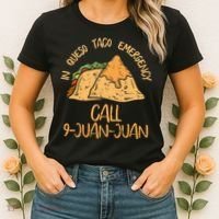 In Queso Emergency Cinco De Mayo Taco Call 9 Juan Mexican Women's T-Shirt thumb 2