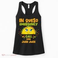 In Queso Emergency Call 9 Juan Juan Taco Cinco De Mayo Party Women's Tank Top thumb 0