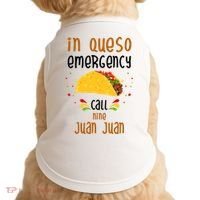 In Queso Emergency Call Nine Juan Juan Funny Mexican Doggie Tank thumb 0