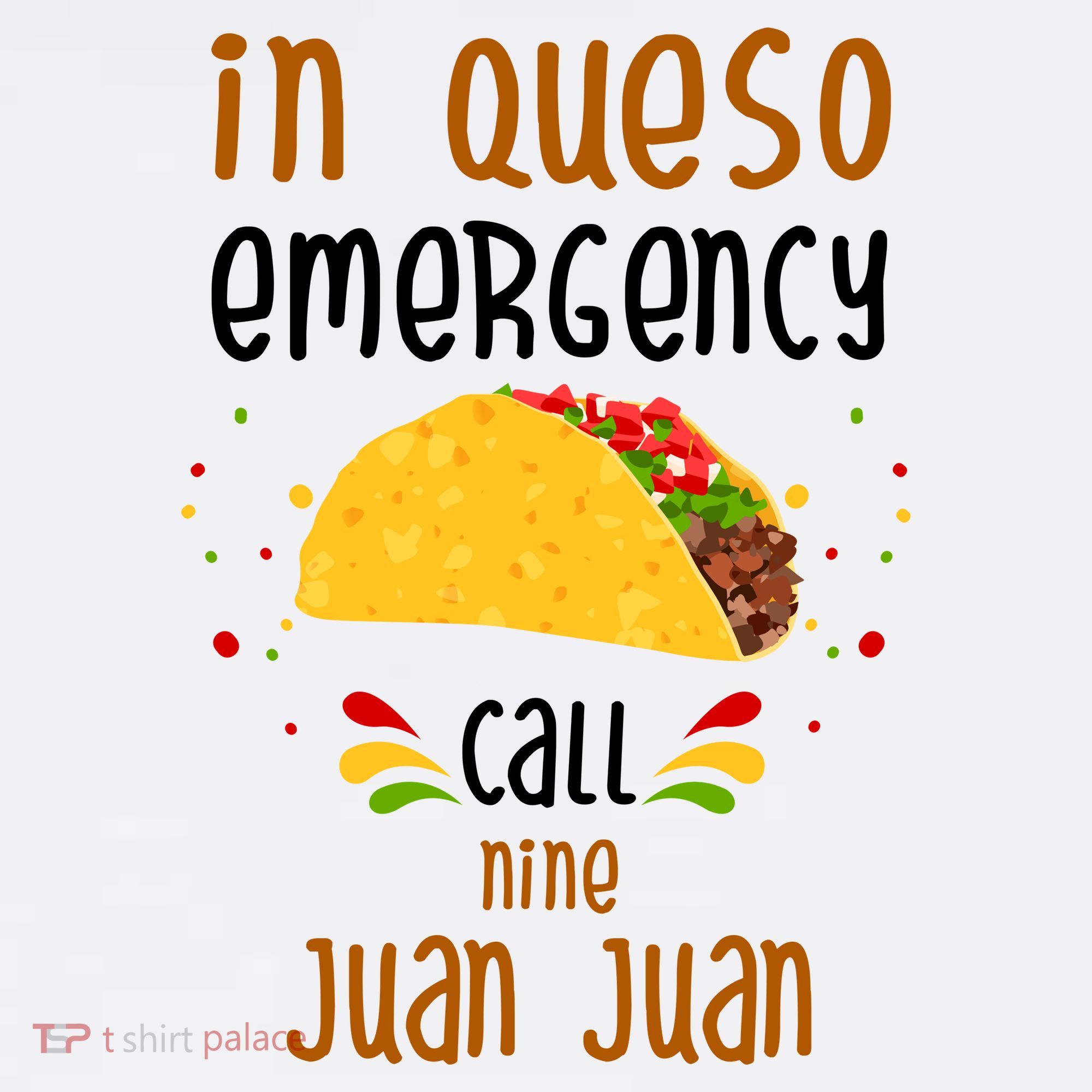 In Queso Emergency Call Nine Juan Juan Funny Mexican Women's Hoodie