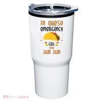 In Queso Emergency Call Nine Juan Juan Funny Mexican Tumbler thumb 0