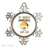 In Queso Emergency Call Nine Juan Juan Funny Mexican Ornament thumb 0