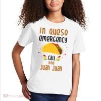 In Queso Emergency Call Nine Juan Juan Funny Mexican Kids T-Shirt thumb 2