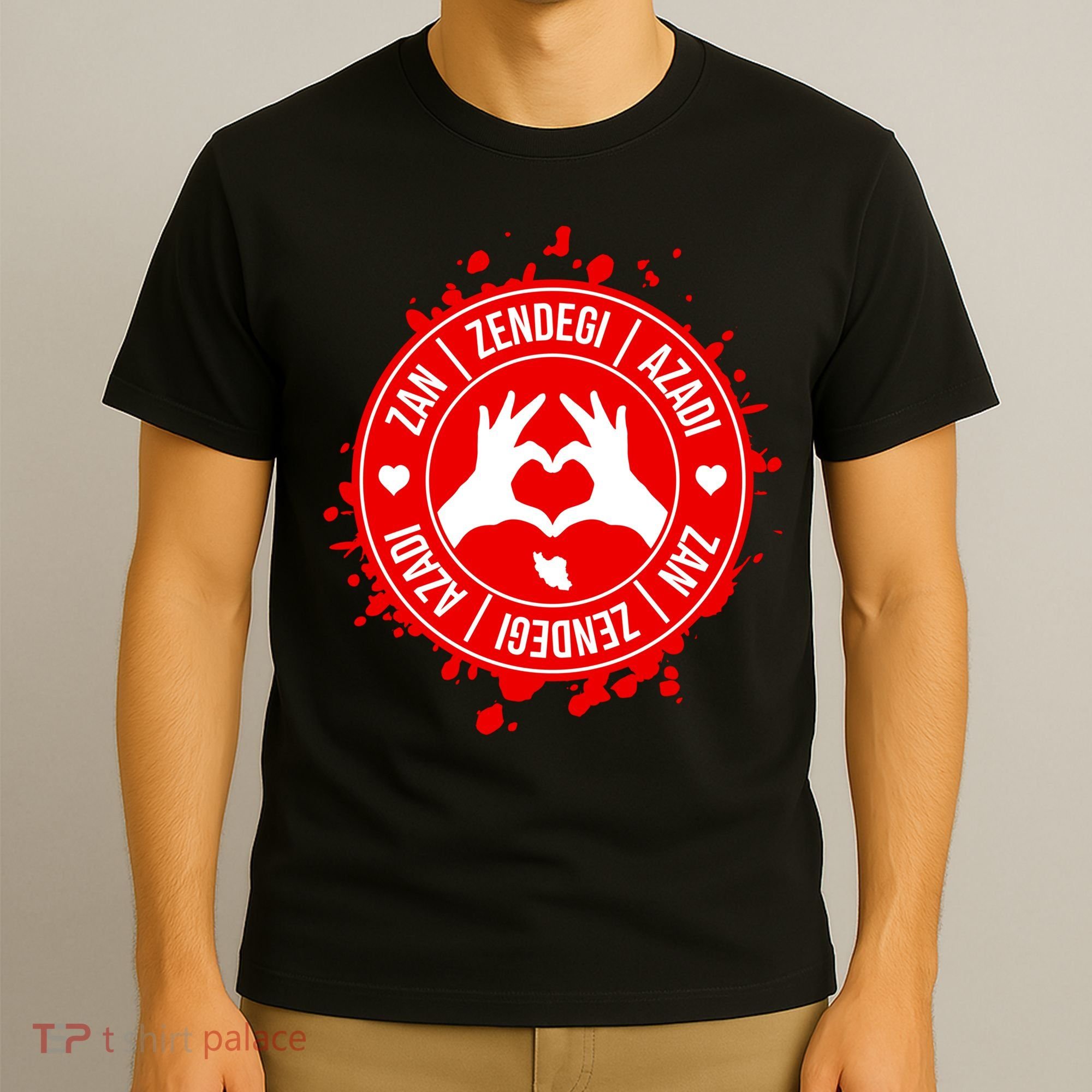 Iran Quote Free Iran | Zan Zendegi Azadi | Love Freedom T-Shirt
