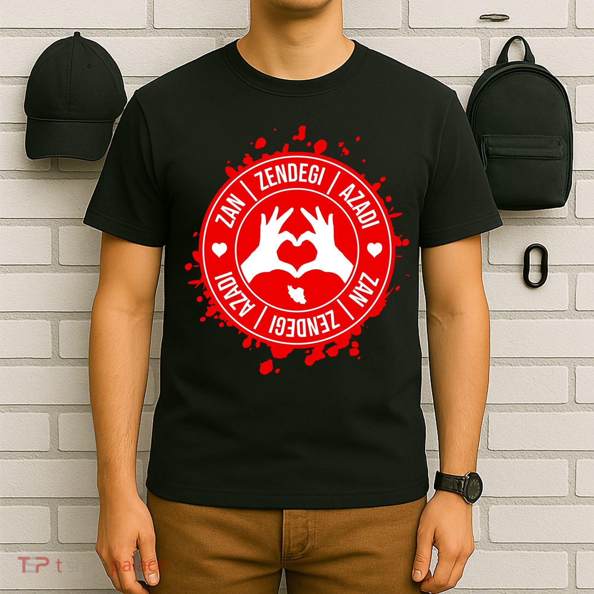 Iran Quote Free Iran | Zan Zendegi Azadi | Love Freedom T-Shirt