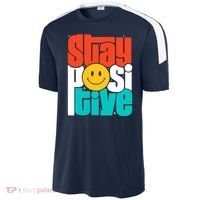Inspirational Quote Stay Positive Yellow Smily Face Sport-Tek Competitor United Soccer Jersey thumb 2