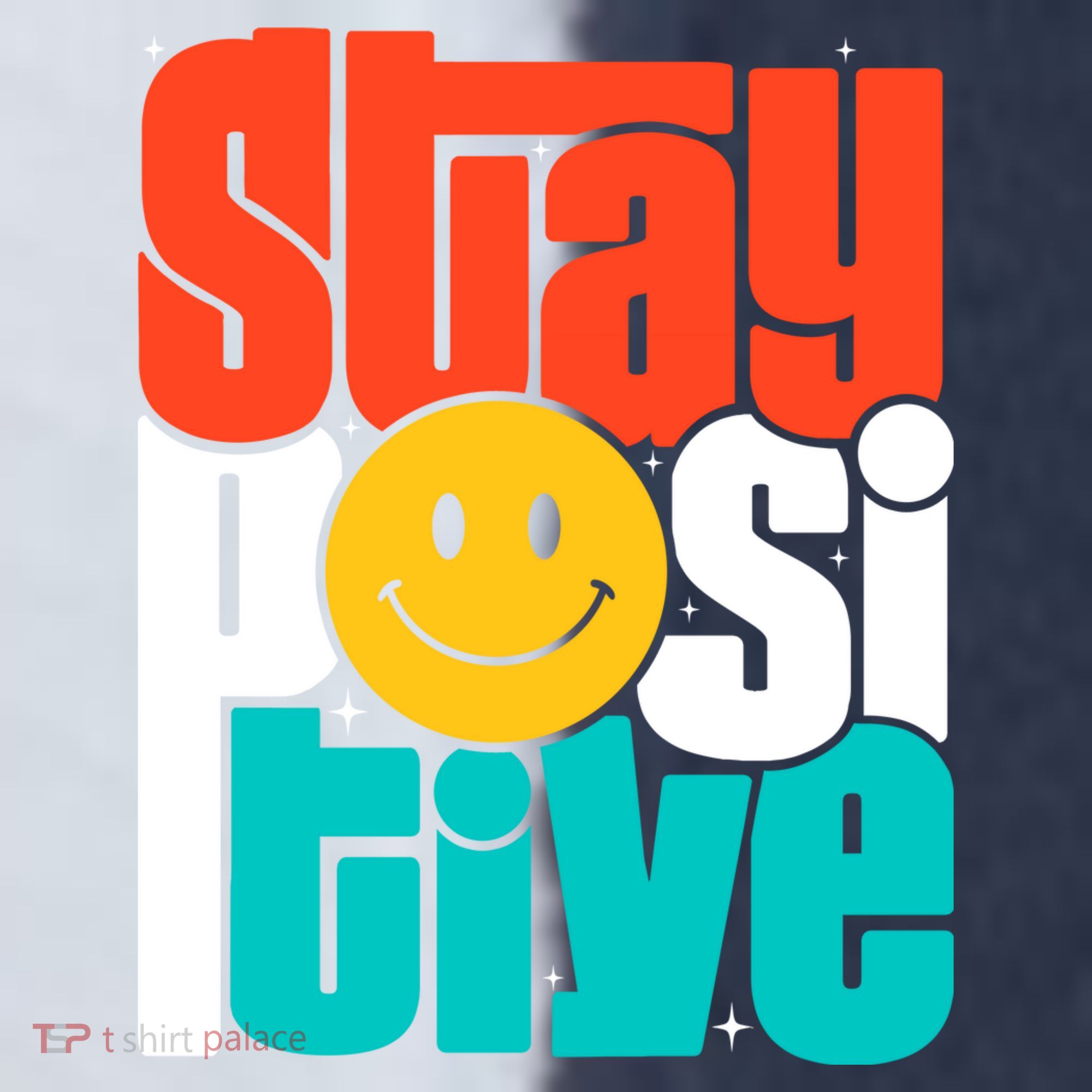 Inspirational Quote Stay Positive Yellow Smily Face Sport-Tek Competitor United Soccer Jersey
