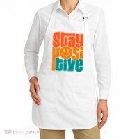 Inspirational Quote Stay Positive Yellow Smily Face Apron thumb 2