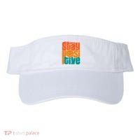 Inspirational Quote Stay Positive Yellow Smily Face Visor thumb 0