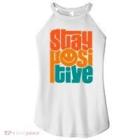 Inspirational Quote Stay Positive Yellow Smily Face Women's Perfect Tri Rocker Tank thumb 0